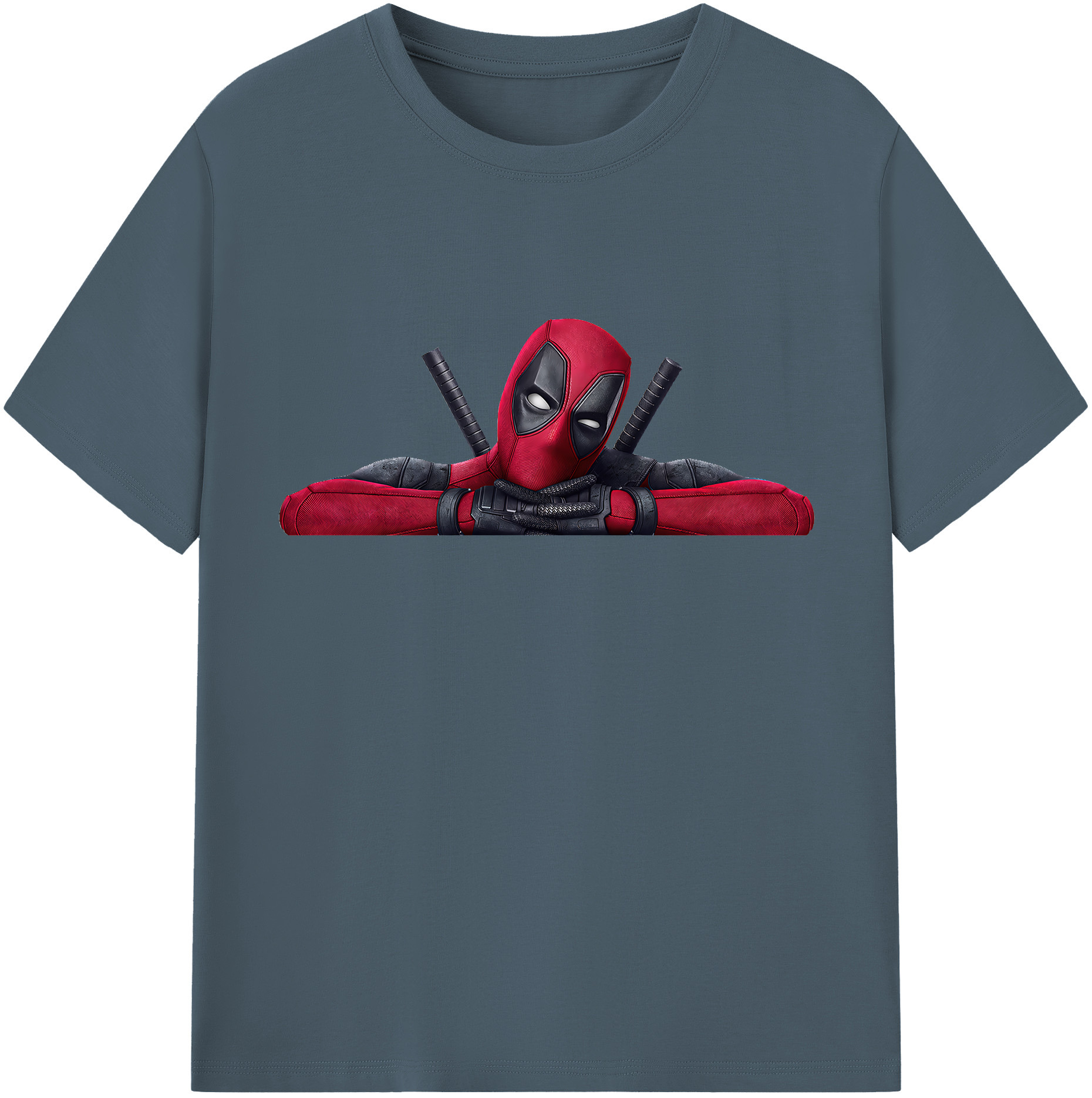 （画像用） Deadpool デッドプール 綿100％半袖Tシャツ（フロントプリント）